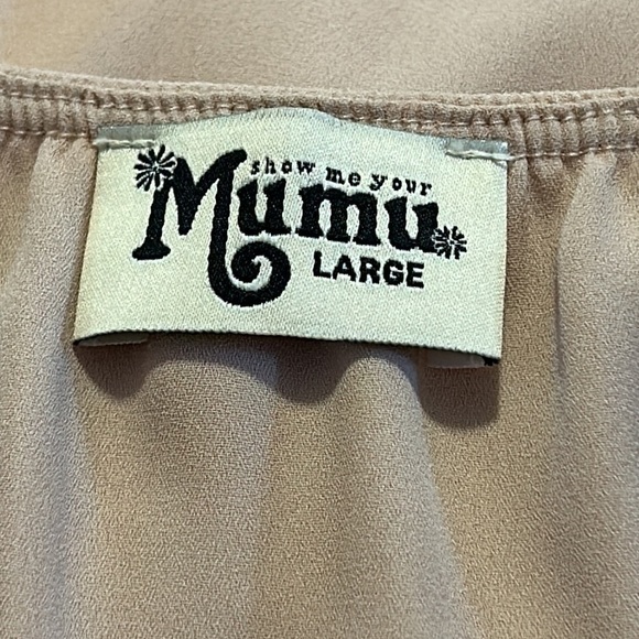 Show Me Your MuMu Heather Halter Dress in Dusty Blush Bridesmaid Size Large - Picture 5 of 12